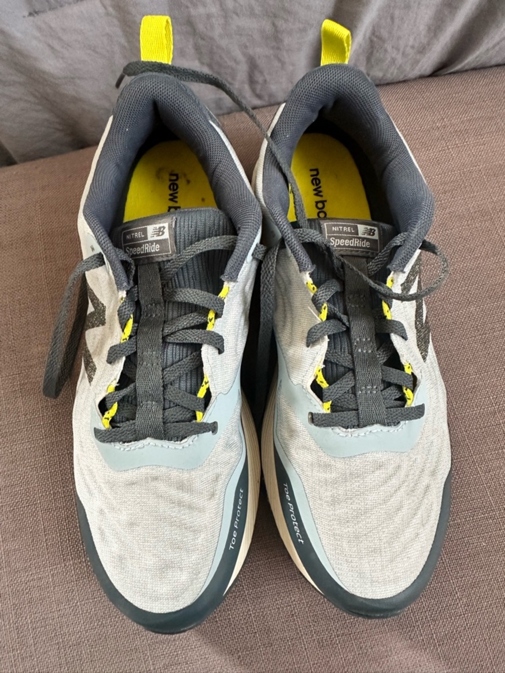 New Balance Women’s Light Blue & Yellow Athletic Sneakers